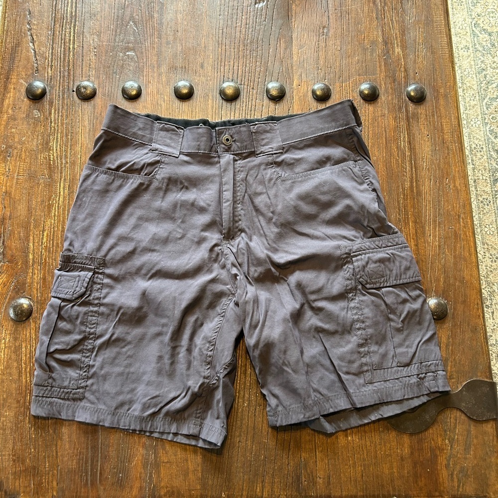 Eddie Bauer Men's Charcoal Cargo Shorts